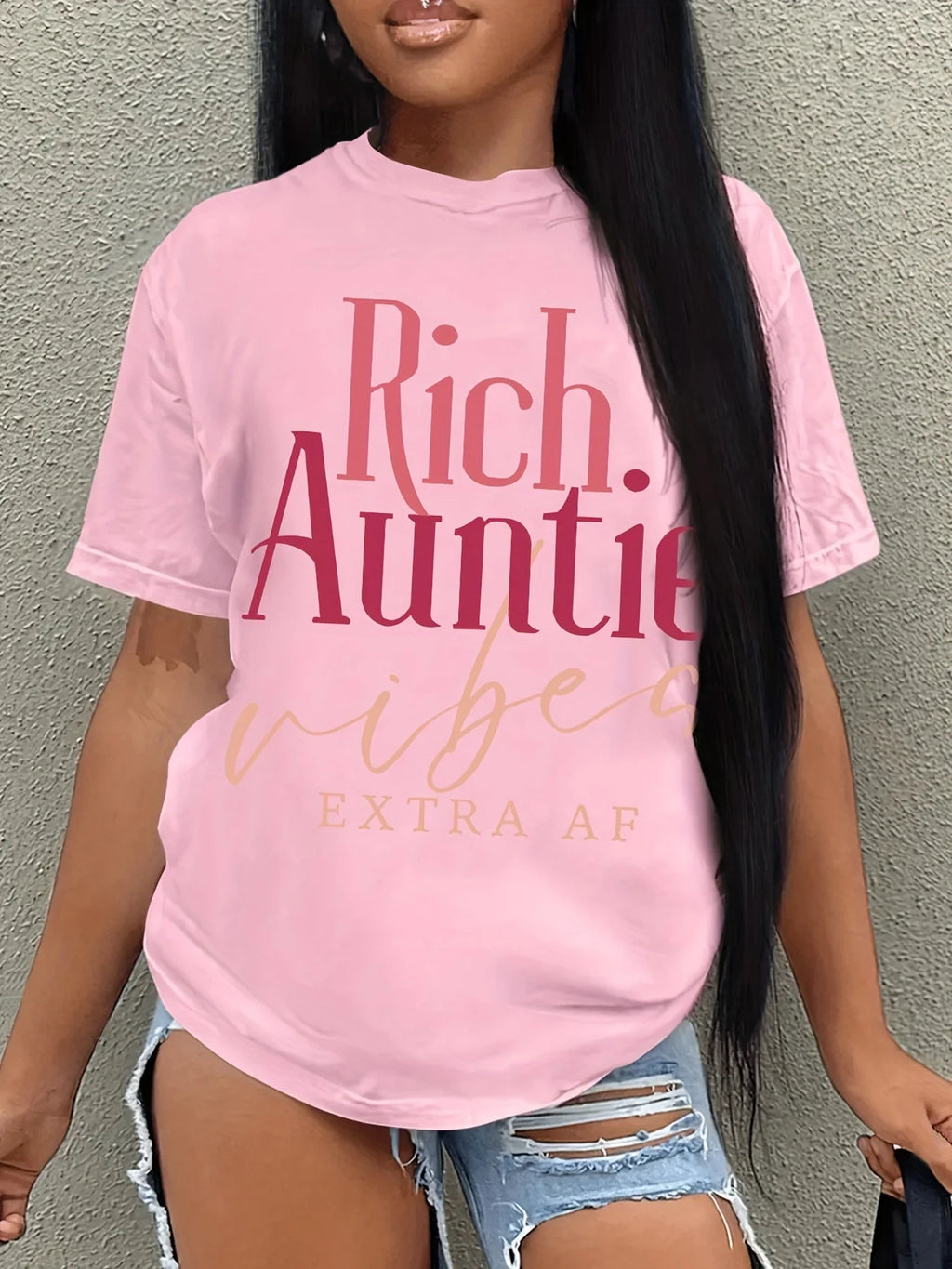 T-shirt femme mode rue manches courtes hauts chemise ample surdimensionné t-shirts créativité Streettshirt individuel décontracté caillot