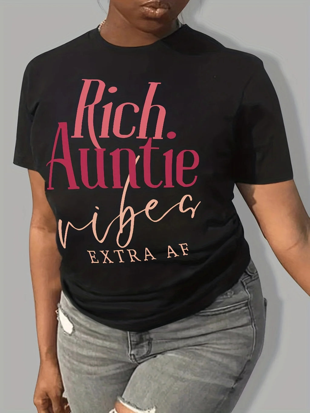 T-shirt femme mode rue manches courtes hauts chemise ample surdimensionné t-shirts créativité Streettshirt individuel décontracté caillot