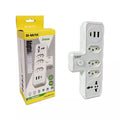 Alimentation bivolt universelle, 110V, 220V, V, 2 USB, 1 USB, convertisseur étanche, idéal, 138 Tomadas