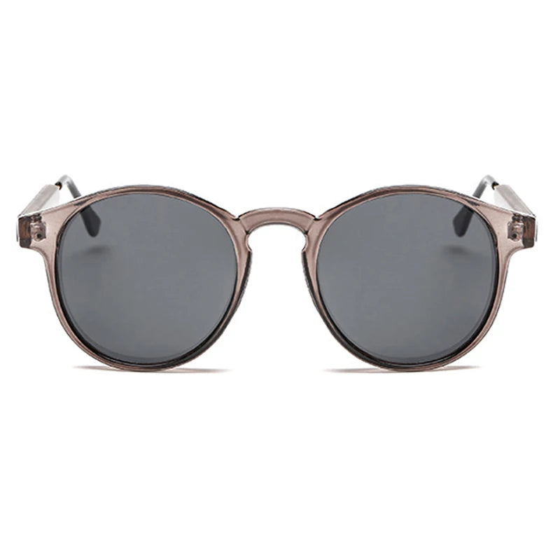 Lunettes De Soleil rondes rétro femmes hommes marque Design Transparent femme lunettes De Soleil hommes Oculos De Sol Feminino Lunette Soleil UV400