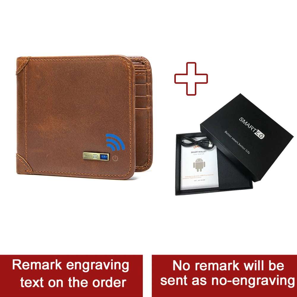 Portefeuille homme gp Tracker pour portefeuille Android et IOS portefeuille intelligent pour Gentleman portefeuille avec Airtag Tracker carte Gadget cadeau