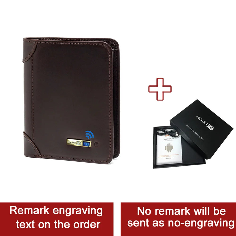 Portefeuille homme gp Tracker pour portefeuille Android et IOS portefeuille intelligent pour Gentleman portefeuille avec Airtag Tracker carte Gadget cadeau