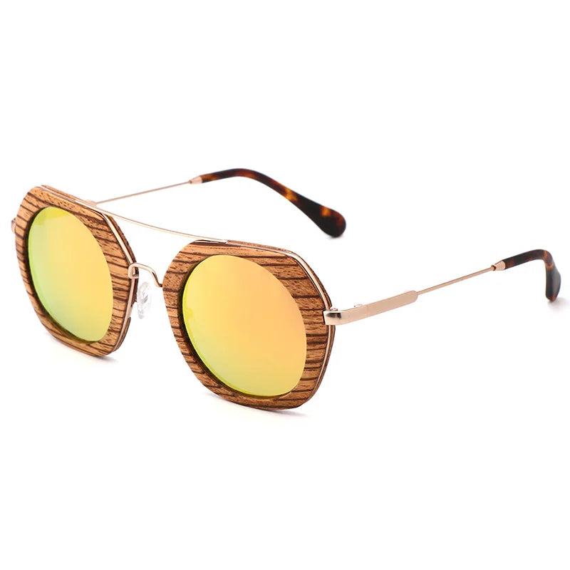 Lunettes de soleil carrées vintage pour hommes et femmes, lunettes de soleil à la mode, marron, dames