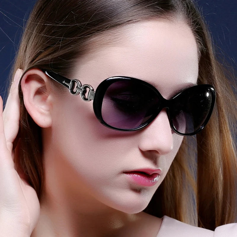 Lunettes de soleil rondes vintage pour femmes, monture en métal, lunettes de soleil de marque, été