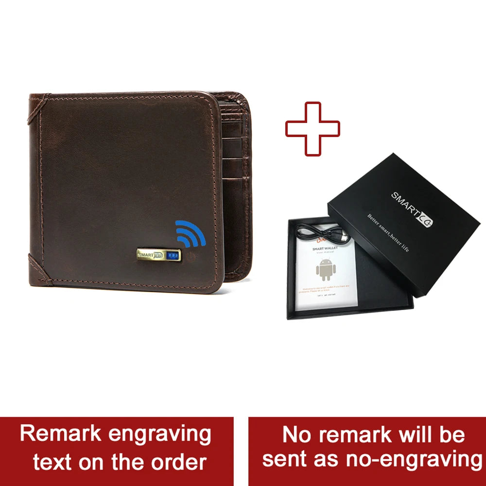 Portefeuille homme gp Tracker pour portefeuille Android et IOS portefeuille intelligent pour Gentleman portefeuille avec Airtag Tracker carte Gadget cadeau