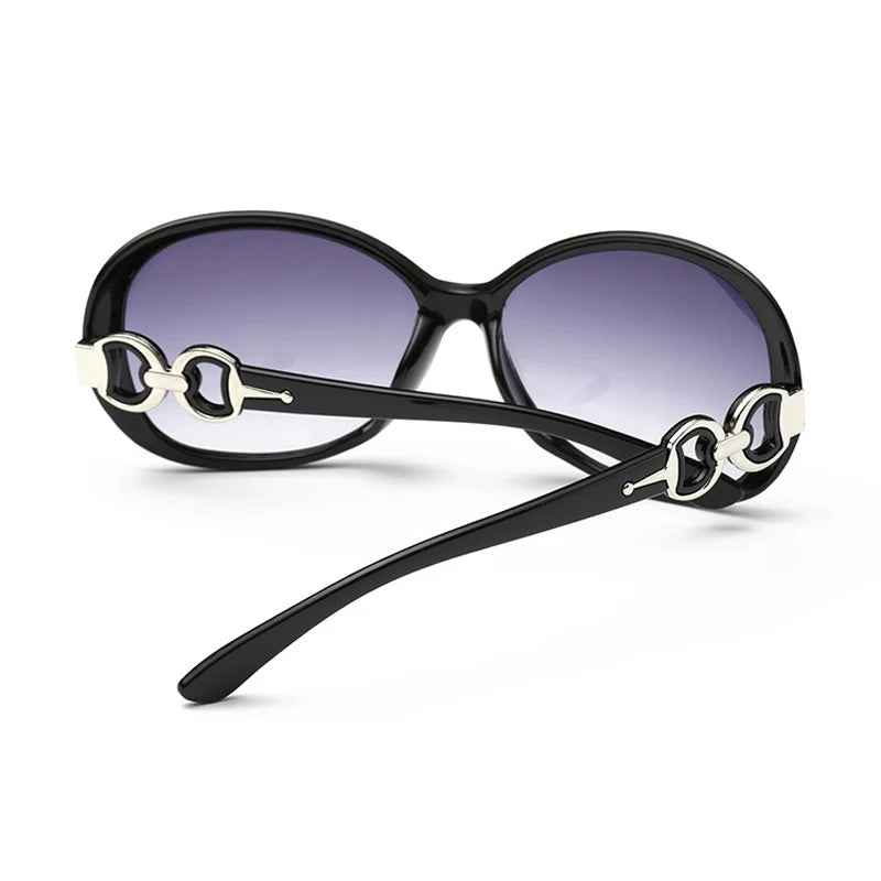 Lunettes de soleil rondes vintage pour femmes, monture en métal, lunettes de soleil de marque, été