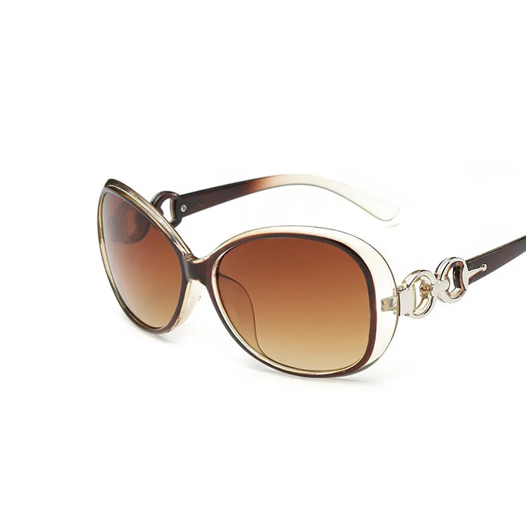 Lunettes de soleil rondes vintage pour femmes, monture en métal, lunettes de soleil de marque, été
