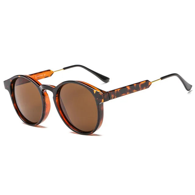Lunettes De Soleil rondes rétro femmes hommes marque Design Transparent femme lunettes De Soleil hommes Oculos De Sol Feminino Lunette Soleil UV400
