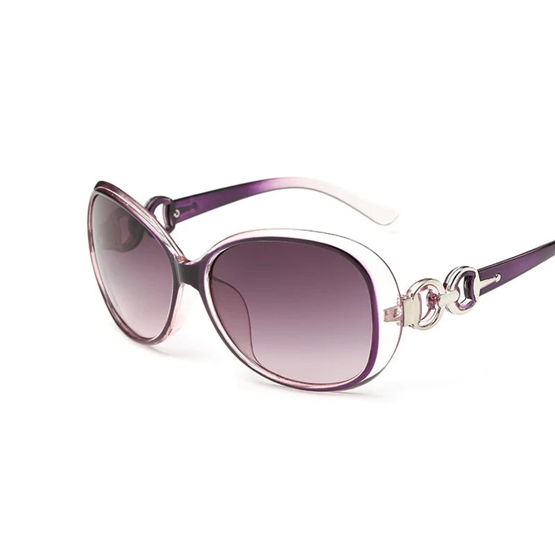 Lunettes de soleil rondes vintage pour femmes, monture en métal, lunettes de soleil de marque, été