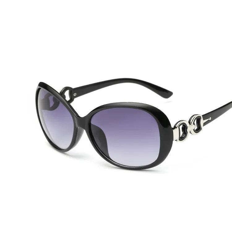 Lunettes de soleil rondes vintage pour femmes, monture en métal, lunettes de soleil de marque, été