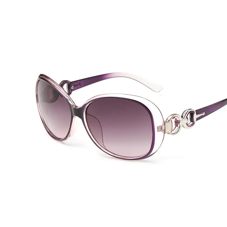 Lunettes de soleil rondes vintage pour femmes, monture en métal, lunettes de soleil de marque, été