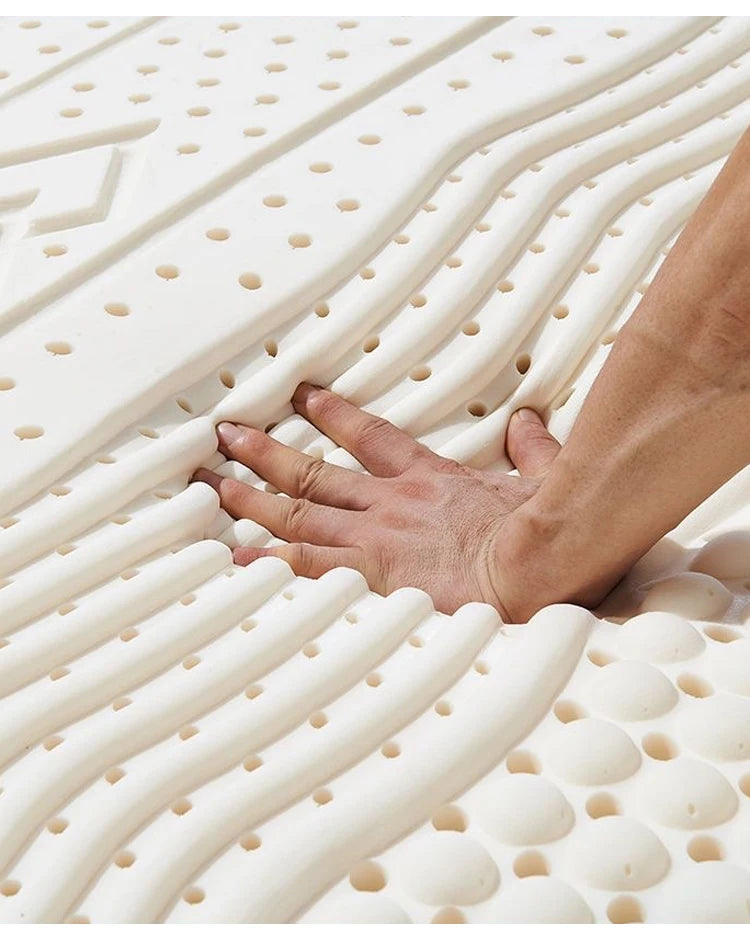 Matelas en Latex naturel 100% importé de thaïlande, tapis de sol Tatami pliable à rebond lent, pour maison, hôtel, tapis supérieur de luxe, cadeau