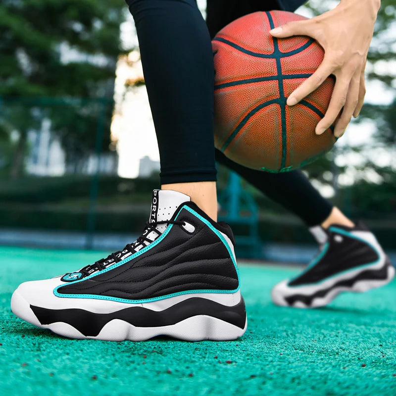 Chaussures de basket-ball classiques et pratiques pour sports de plein air décontractés pour hommes, semelle extérieure tendance, douce, confortable, antidérapante et résistante à l'usure
