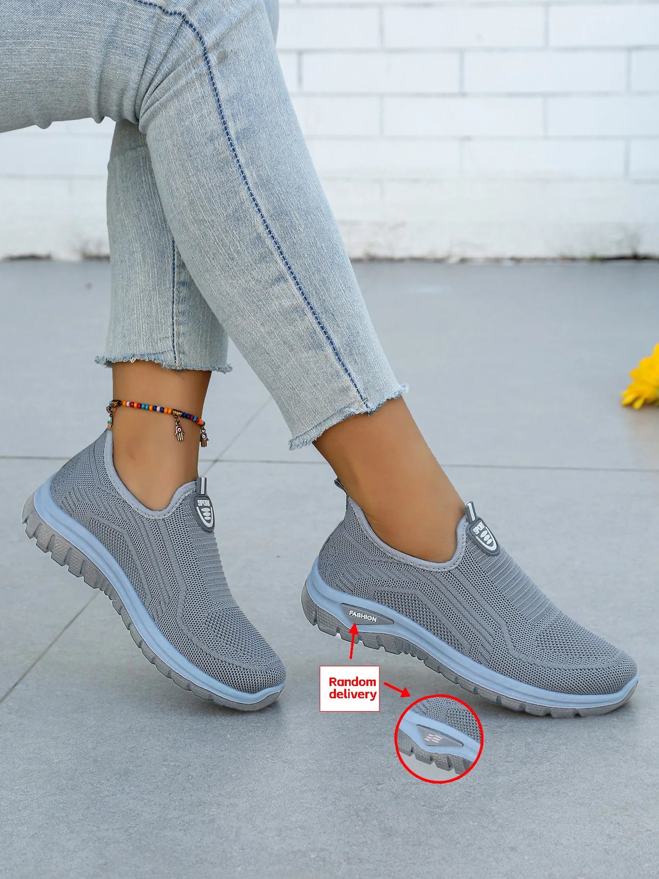 Chaussures décontractées respirantes et tendance pour femme 2026 – Baskets basses en maille aérée à talon plat et semelle souple, confortables pour maman