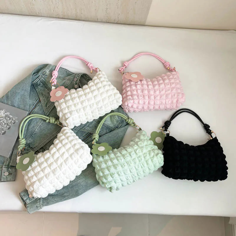 Sac à main classique pour femme, sac bandoulière en nylon, sangle réglable multifonction, grande capacité polyvalente, pliable