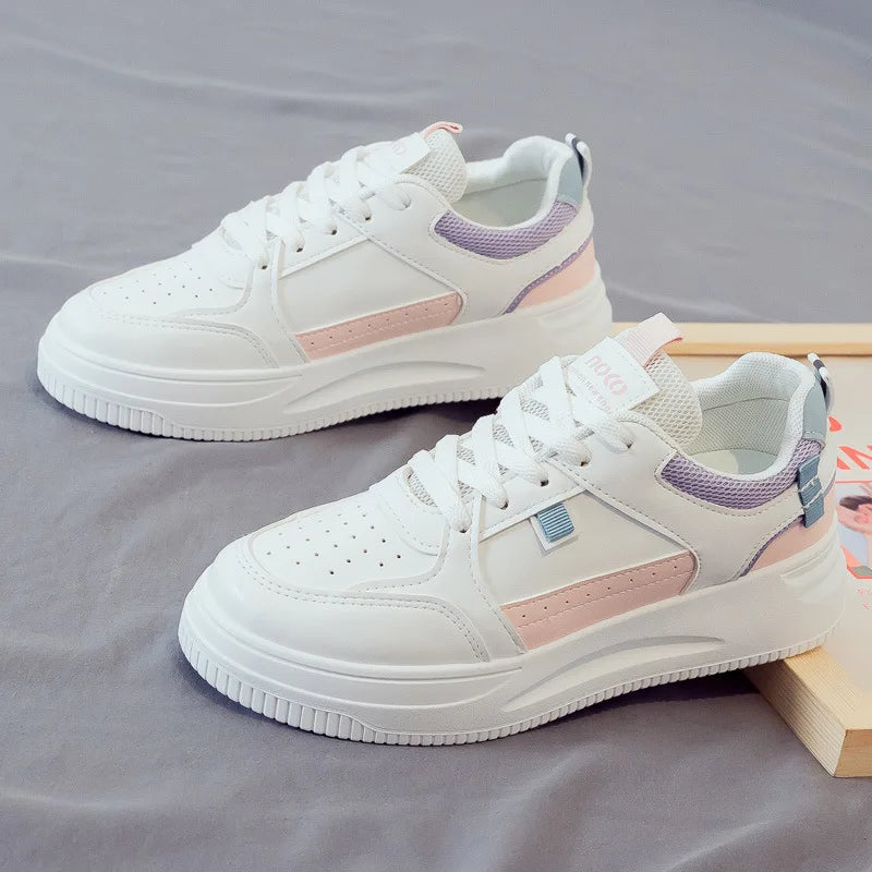 Basket Femme 2026 Nouvelle Collection Chaussures de Sport à Semelle Souple pour Femme, Chaussures Décontractées Haut de Gamme à Semelle Épaisse Printemps-Automne