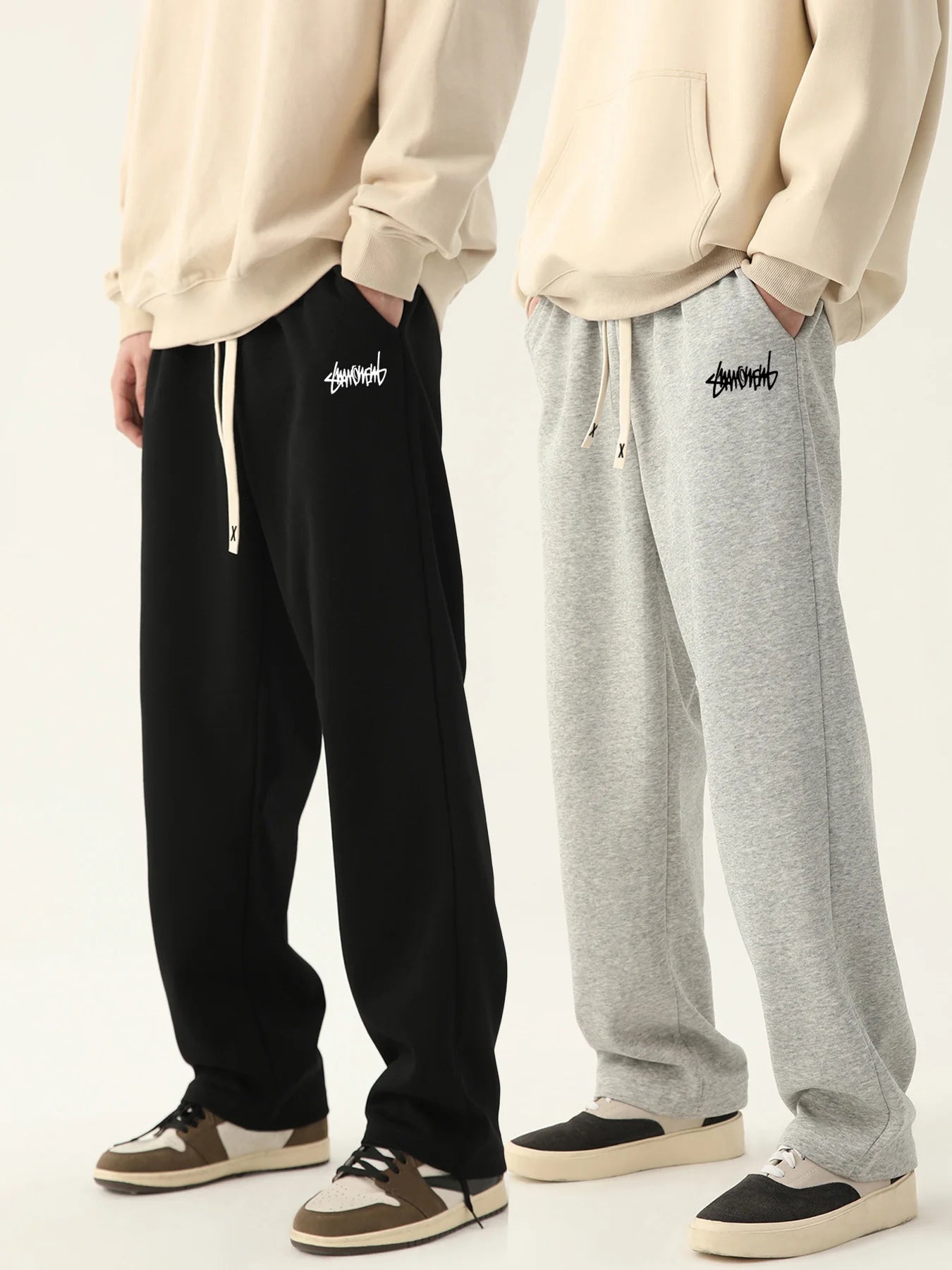 Pantalons de jogging pour hommes pantalons baggy neutres respirants pantalons d'extérieur baggy design de mode pantalons de jogging 2024 nouveaux pantalons de survêtement