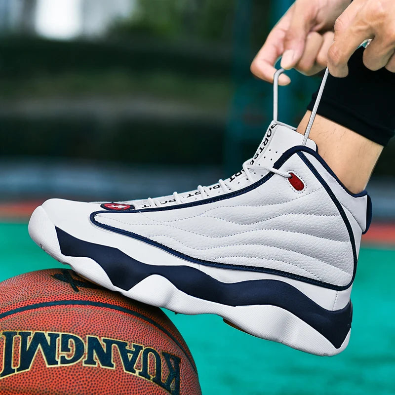 Chaussures de basket-ball classiques et pratiques pour sports de plein air décontractés pour hommes, semelle extérieure tendance, douce, confortable, antidérapante et résistante à l'usure