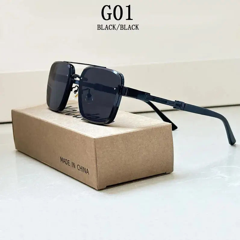 2025 Lunettes De Soleil carrées hommes luxe Vintage Lunettes De Soleil femmes à la mode rétro Lunettes De Soleil Hombre Lunette Soleil Femme