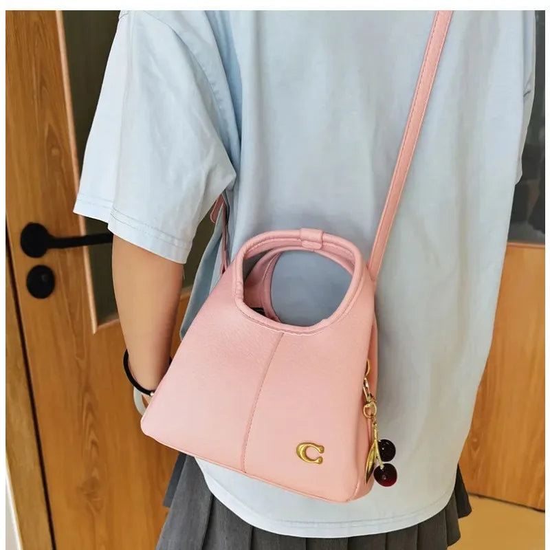 Sac à main polyvalent décontracté, sac de poignet, sac pour femmes, sac de courses, sac à bandoulière rétro pratique, sac seau