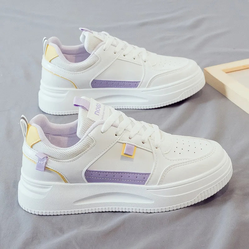 Basket Femme 2026 Nouvelle Collection Chaussures de Sport à Semelle Souple pour Femme, Chaussures Décontractées Haut de Gamme à Semelle Épaisse Printemps-Automne