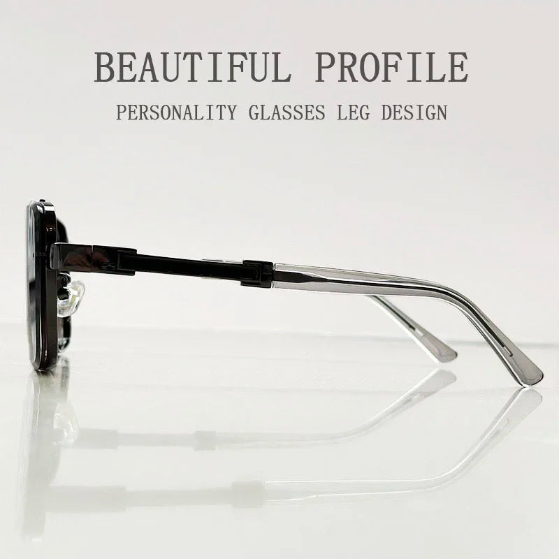 2025 Lunettes De Soleil carrées hommes luxe Vintage Lunettes De Soleil femmes à la mode rétro Lunettes De Soleil Hombre Lunette Soleil Femme