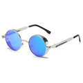 Lunettes de soleil rondes steampunk classiques pour hommes et femmes, lunettes de soleil gothiques rétro pour hommes, mode punk, fête, conduite
