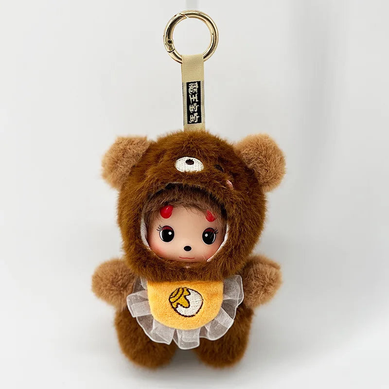 Poupée surprise en vinyle de la série Meng Qiqi de Devil Baby, jouet de collection, cadeau d'anniversaire, ornements, cadeau, pendentif pour sac à dos, décorations