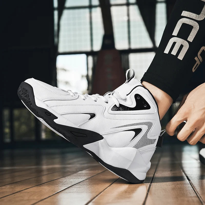 Chaussures de basket-ball quatre saisons, nouvelles, respirantes, légères, antidérapantes, baskets décontractées d'extérieur, chaussures de course à pied tendance pour étudiants
