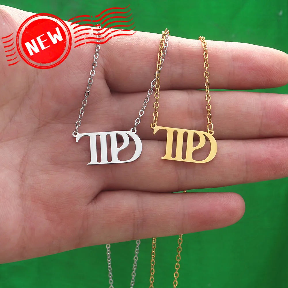 Nouveau 1989 TS version collier réputation chanteur Signature sans peur parler maintenant colliers pour amateur de musique TS inspiré Fan cadeau