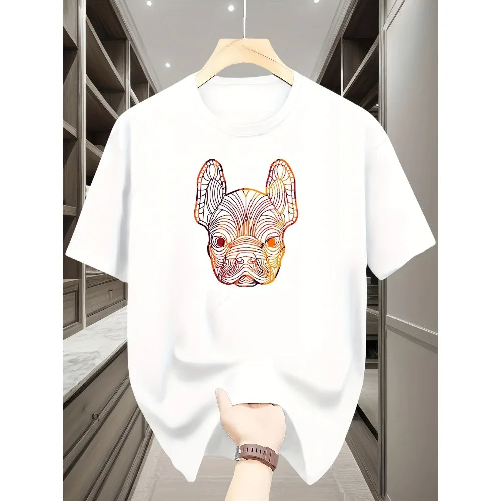 T-shirt graphique pour hommes, vêtements pour hommes, Ropa Hombre, imprimé Matador français, manches courtes, col rond, 25979