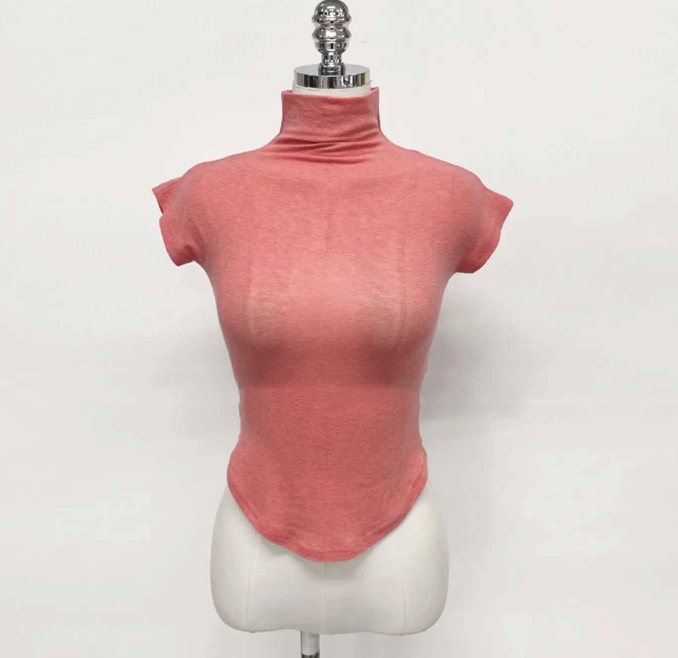 T-Shirt femmes basique décontracté été T-Shirt col rond Femme vêtements Sexy poitrine basse voir à travers doux mince hauts T-Shirt Femme 2026