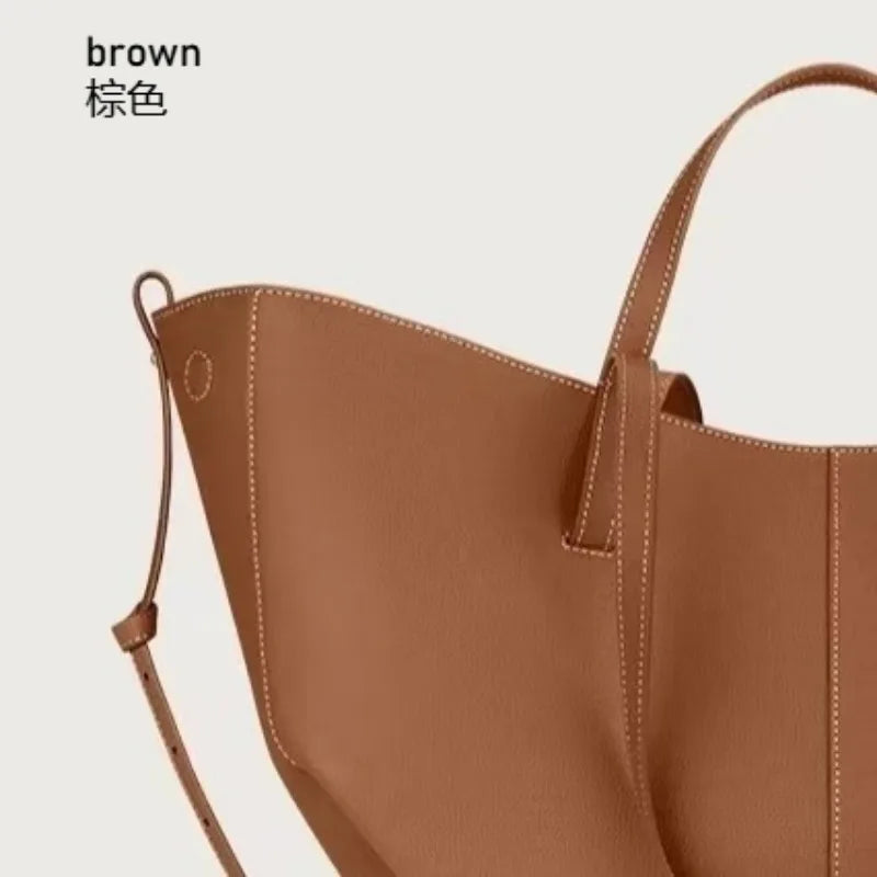 Sac fourre-tout rétro en cuir, nouveau modèle 2026, sac à bandoulière tendance pour femmes, grande capacité et design polyvalent