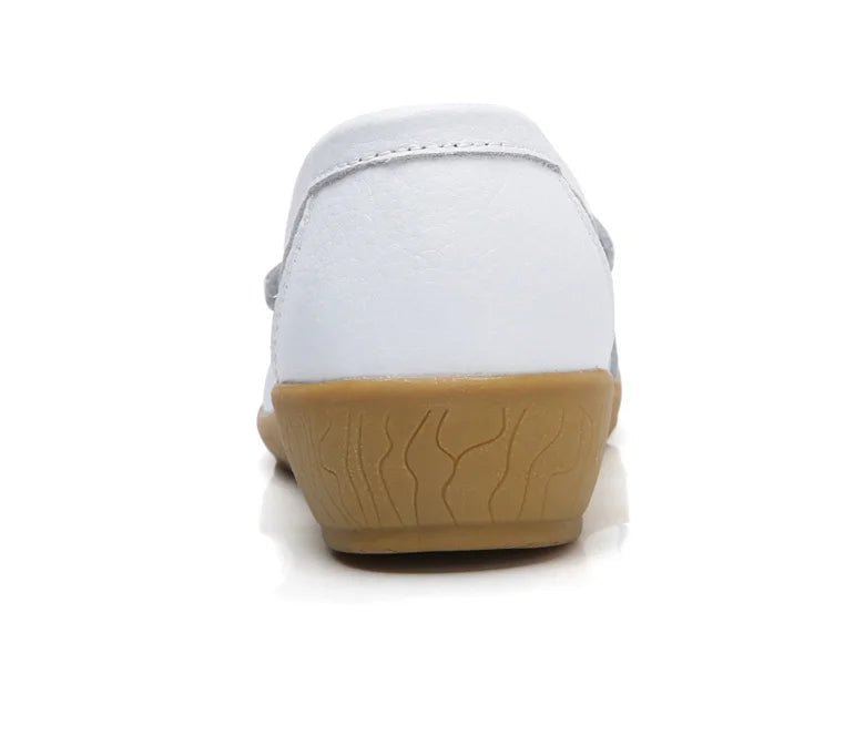 Femme chaussures talons bas chaussures décontractées femmes mocassins sans lacet chaussures plates Mocassins Femmes chaussures confortables femmes chaussures plates blanc