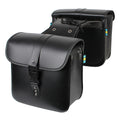 Sac à outils de rangement pour moto, valise à bagages arrière pour moteur, bagage latéral, sac de selle, sac de réservoir de voyage pour moto, cuir PU