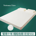 Matelas en latex liquide naturel à 100% de Thaïlande, 10 cm, coussin en caoutchouc pour protéger la colonne vertébrale, simple, double, tatami pour la maison