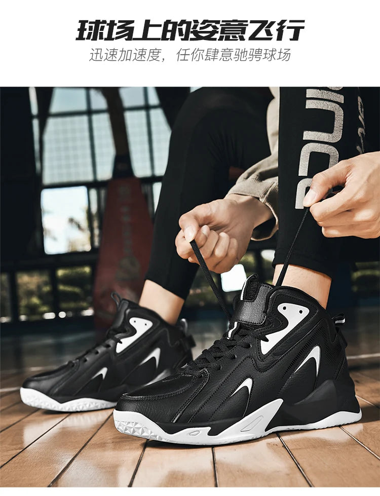 Chaussures de basket-ball quatre saisons, nouvelles, respirantes, légères, antidérapantes, baskets décontractées d'extérieur, chaussures de course à pied tendance pour étudiants