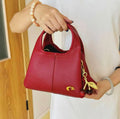 Sac à main polyvalent décontracté, sac de poignet, sac pour femmes, sac de courses, sac à bandoulière rétro pratique, sac seau