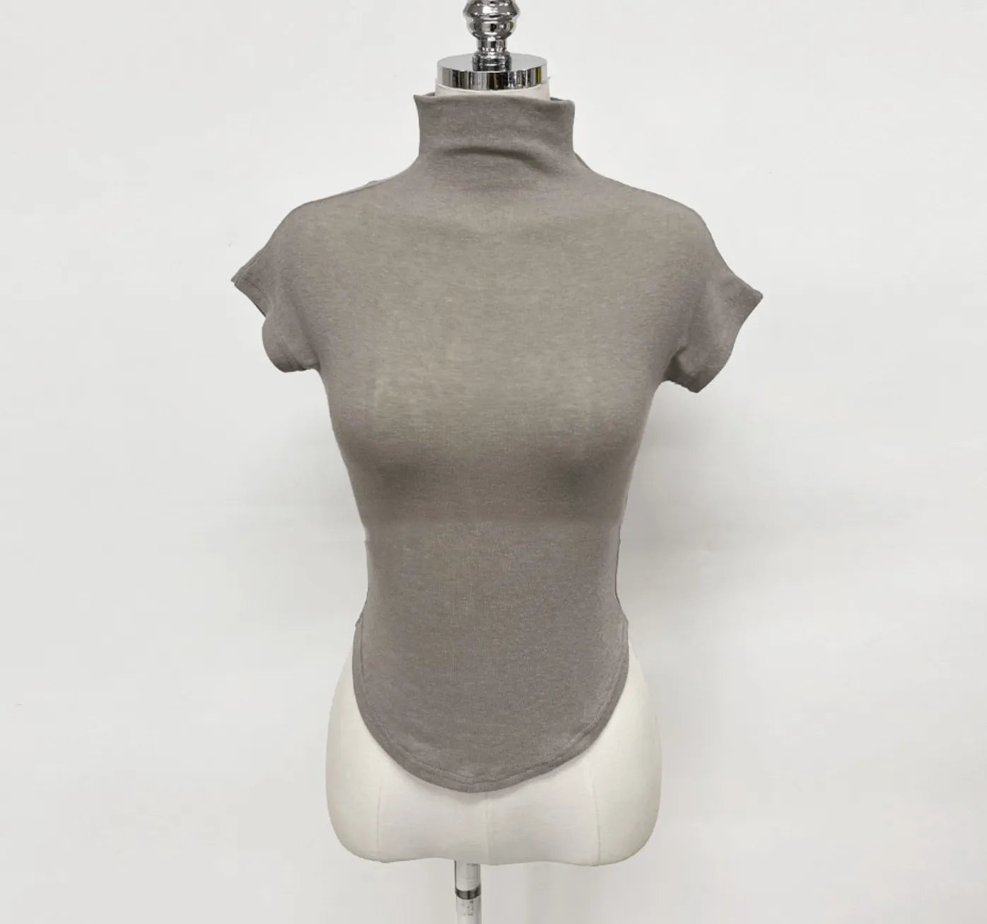 T-Shirt femmes basique décontracté été T-Shirt col rond Femme vêtements Sexy poitrine basse voir à travers doux mince hauts T-Shirt Femme 2026