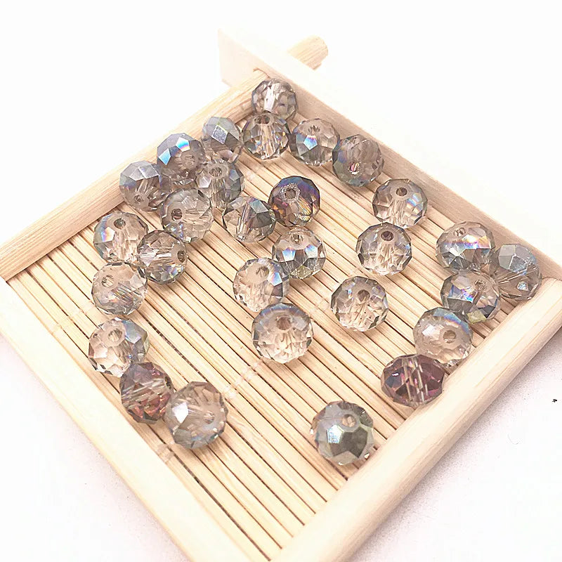 Nouveau 4x3/6x4/8x6mm Rondelle autriche perles de verre de cristal à facettes perles d'espacement en vrac fabrication de bijoux à bricoler soi-même pour Bracelet collier