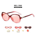 LIOUMO – lunettes de soleil élégantes en cristal pour femmes, polarisées, photochromiques, de luxe, effet caméléon, lunette de soleil femme