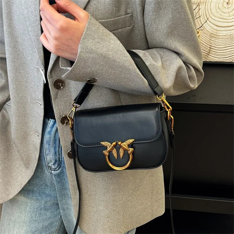 Sac à langer élégant et tendance pour femme, sac bandoulière de luxe, sac fourre-tout en cuir de créateur