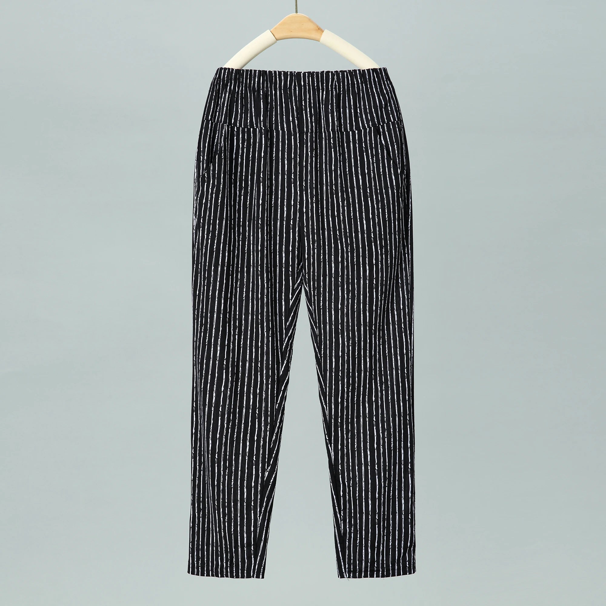 Pantalon d'été fin en soie glacée, coupe droite ample, taille haute, motif floral, pour maman et grand-mère, confortable et décontracté