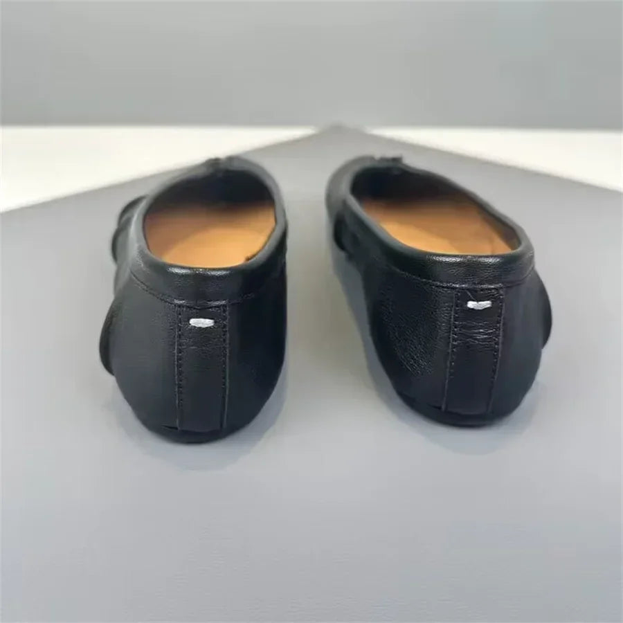 Chaussures de créateur pour femmes, ballerines confortables et tendance, chaussures décontractées à bout fendu pour le printemps, chaussures de danse, baskets, zapatillas