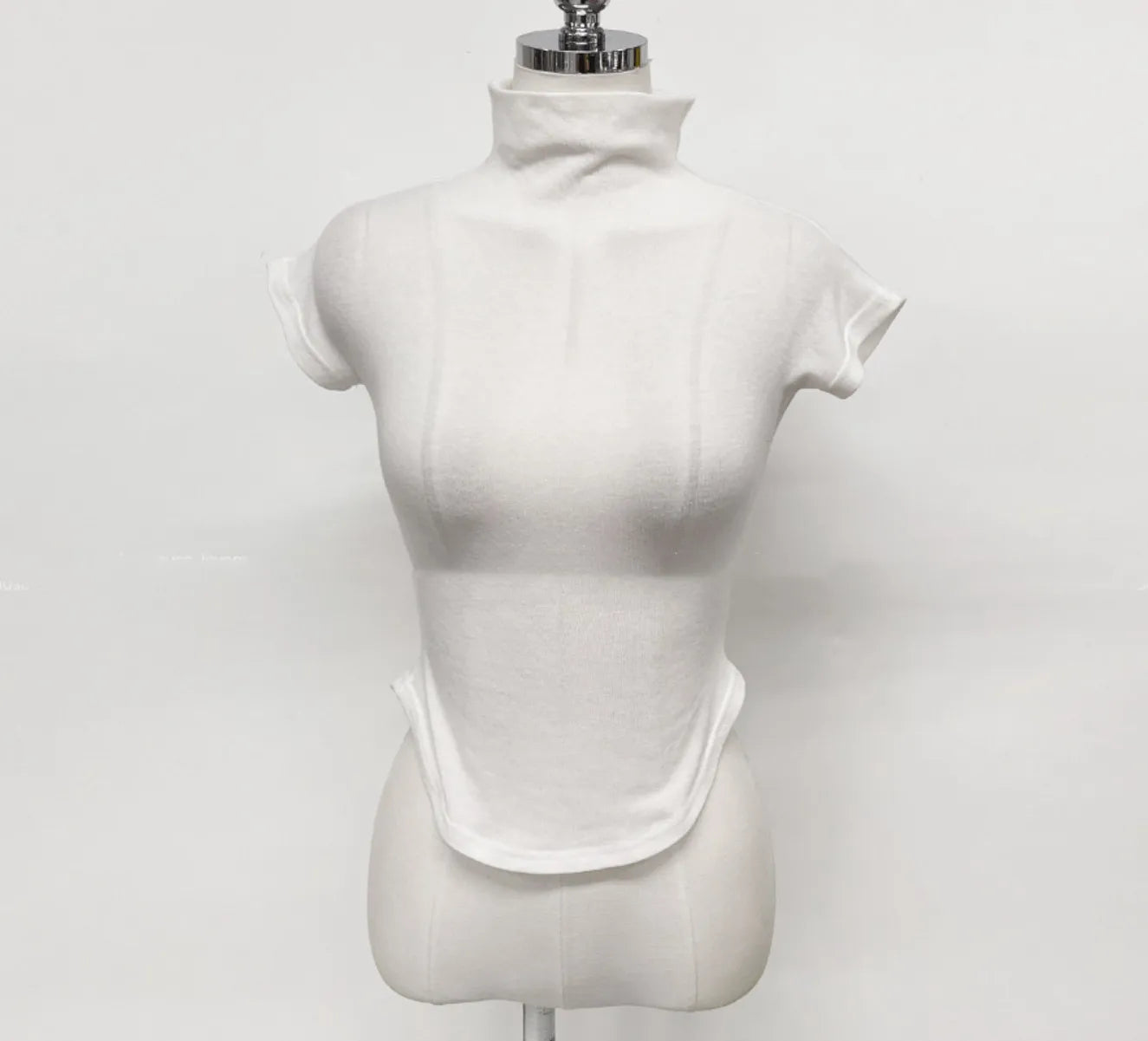 T-Shirt femmes basique décontracté été T-Shirt col rond Femme vêtements Sexy poitrine basse voir à travers doux mince hauts T-Shirt Femme 2026