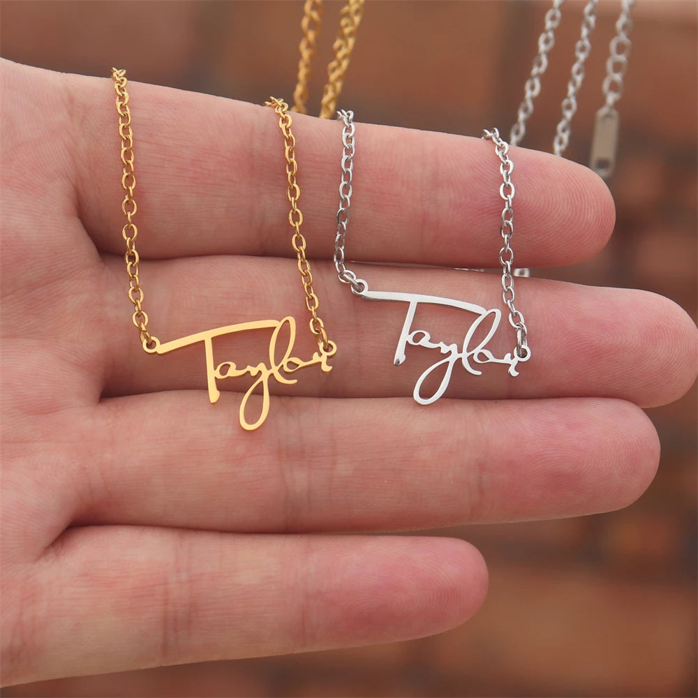 Nouveau 1989 TS version collier réputation chanteur Signature sans peur parler maintenant colliers pour amateur de musique TS inspiré Fan cadeau