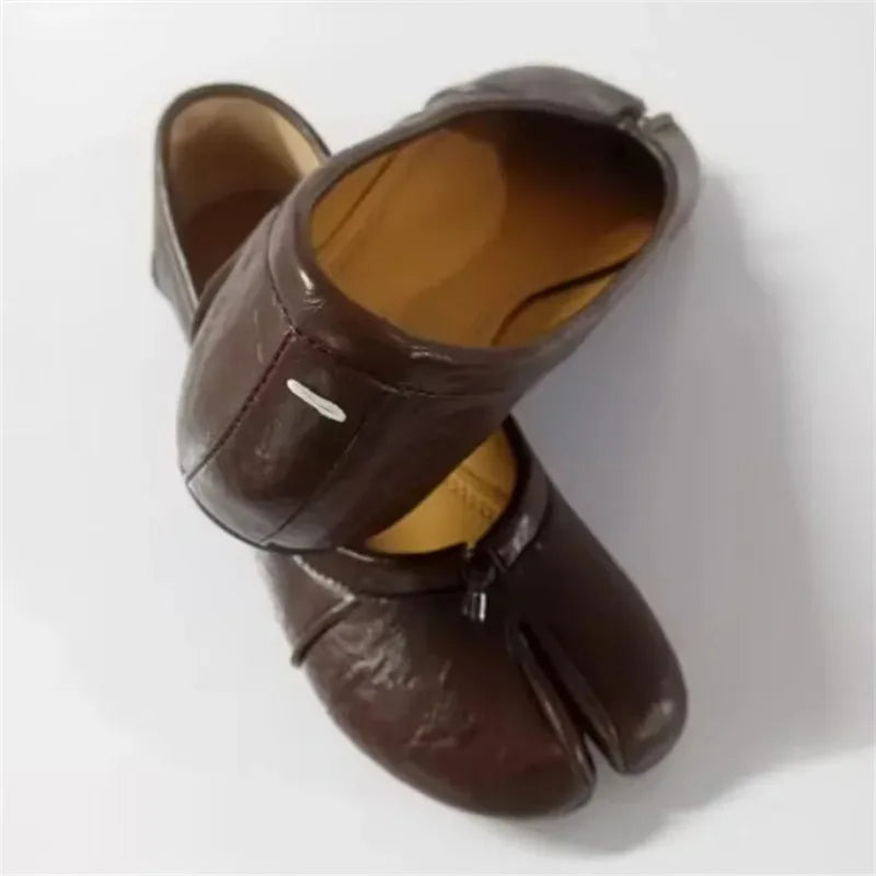 Chaussures de créateur pour femmes, ballerines confortables et tendance, chaussures décontractées à bout fendu pour le printemps, chaussures de danse, baskets, zapatillas