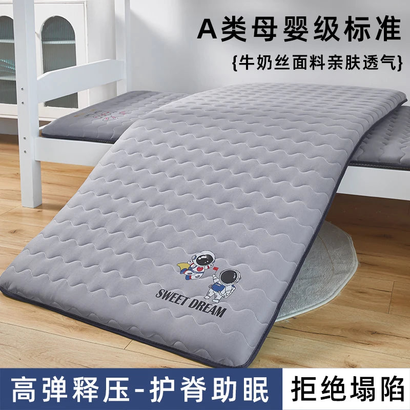 Matelas en latex souple pour usage domestique, tapis de couchage Tatami pour dortoir étudiant, matelas simple en éponge, spécial location, couette.