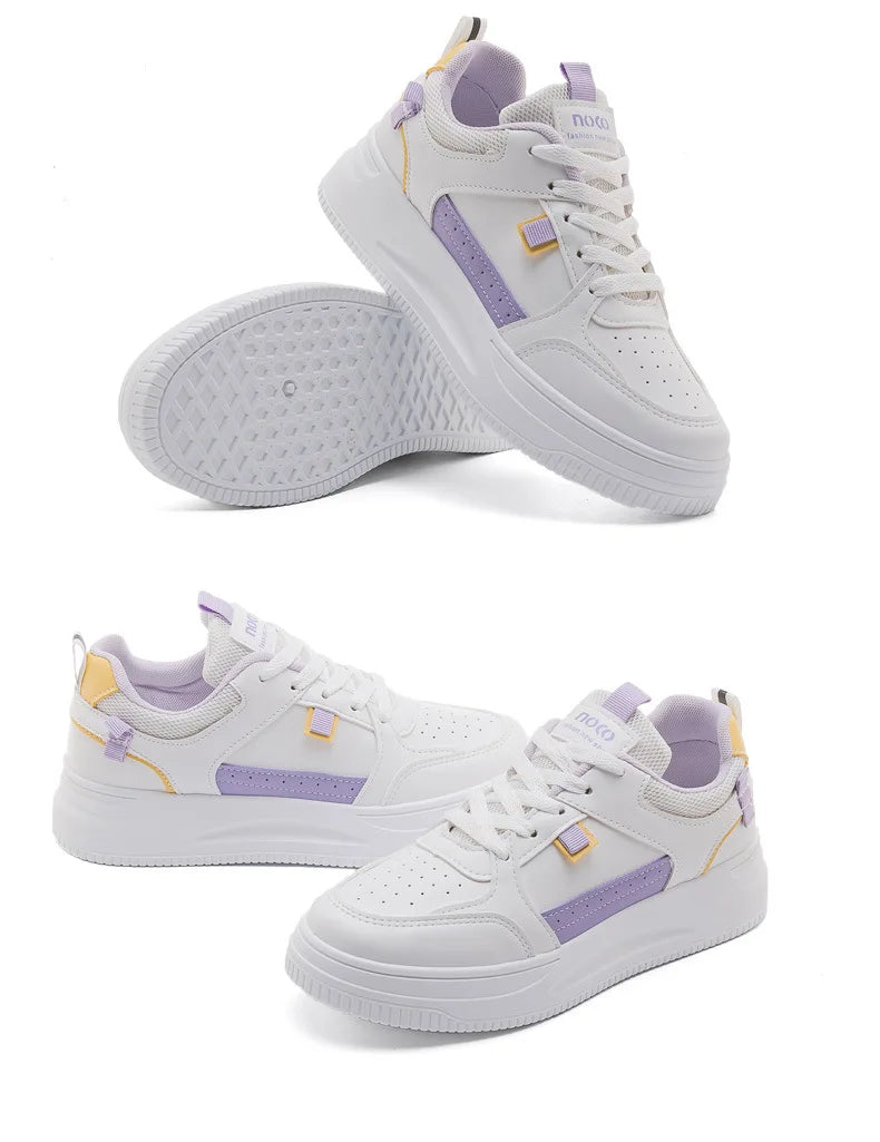 Basket Femme 2026 Nouvelle Collection Chaussures de Sport à Semelle Souple pour Femme, Chaussures Décontractées Haut de Gamme à Semelle Épaisse Printemps-Automne