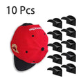 Crochet de chapeau de baseball sans lueur, chapeau de conception minimaliste, rangement de collier d'écouteur simple, noir, T1, nouveau, 5 pièces, 10 pièces